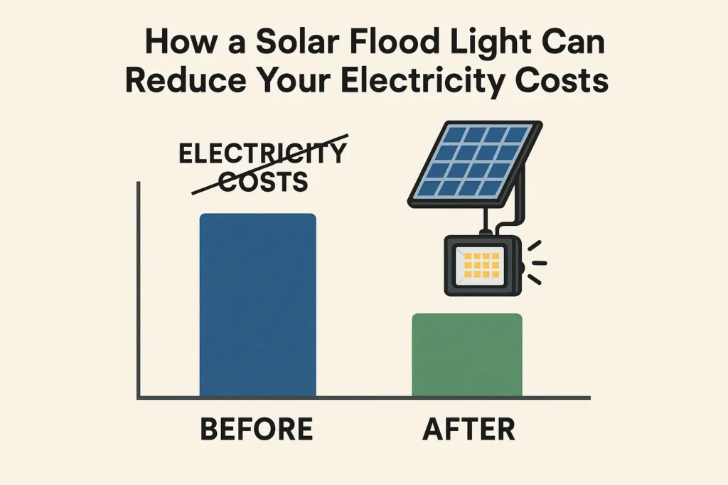 پروژکتور خورشیدی مصرف برق کم