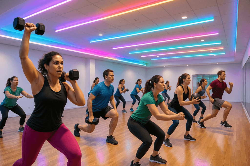 نورپردازی باشگاه