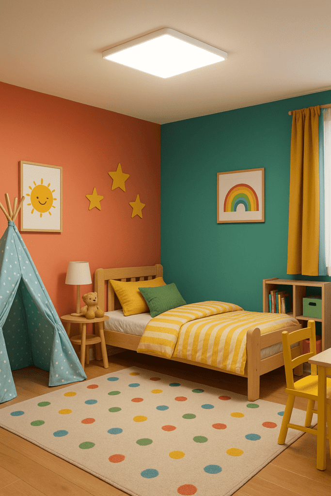 نورپردازی اتاق خواب کودک