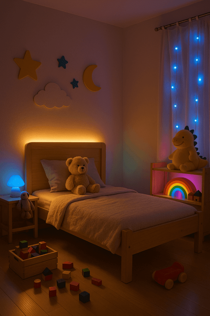نورپردازی اتاق خواب کودک