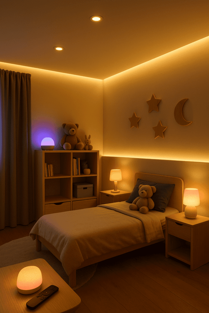 نورپردازی اتاق خواب کودک