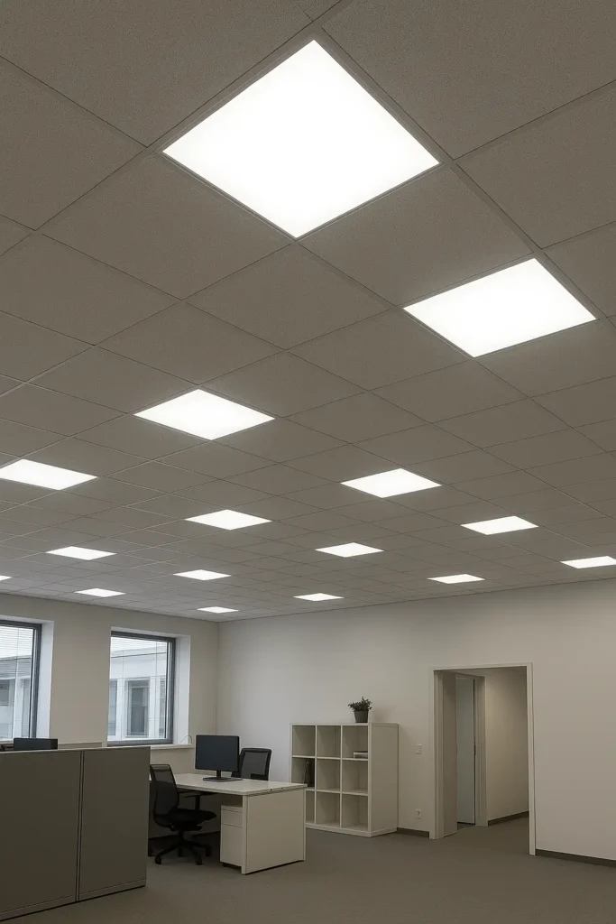 روشنایی اداره و دفتر کار پنل 60 در 60
