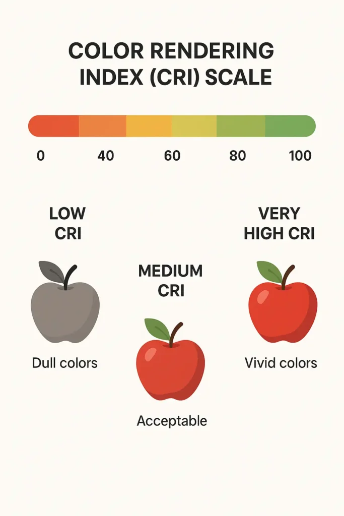 شاخص تجدید رنگ (CRI) چیست
