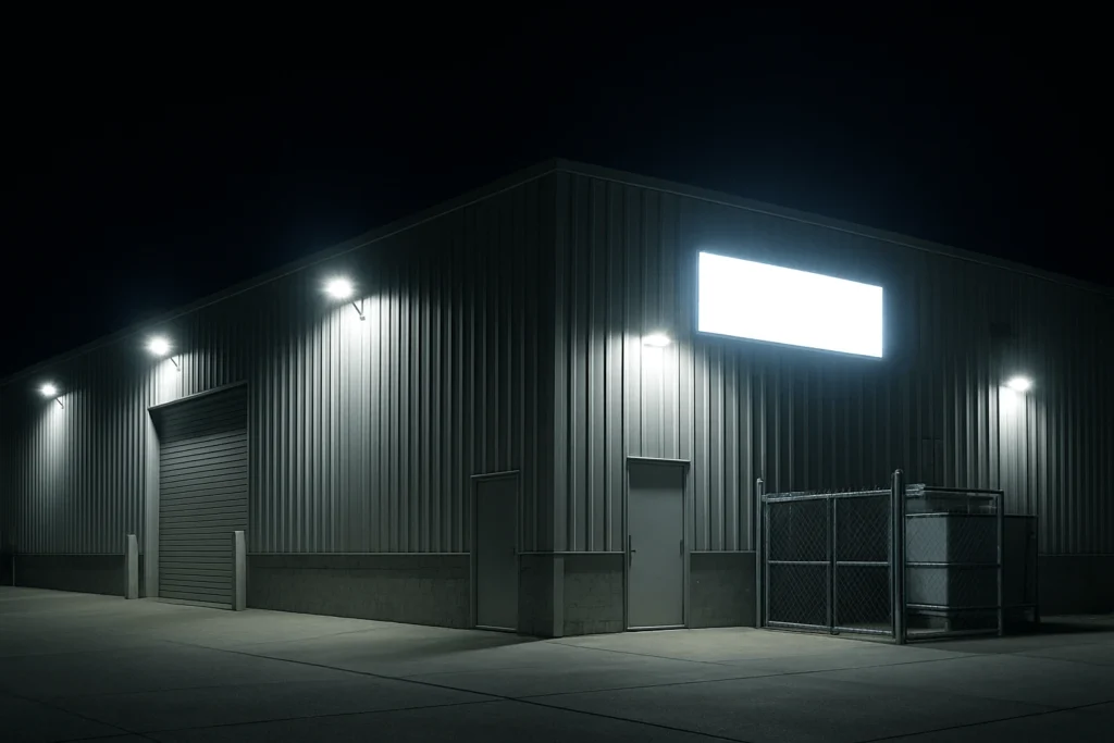 نورپردازی انواع ساختمان‌ها صنعتی