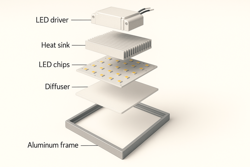 عیب‌یابی و تعمیر پنل سقفی