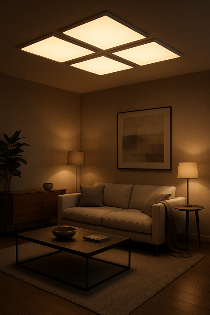 پنل سقفی با قابلیت تنظیم شدت نور