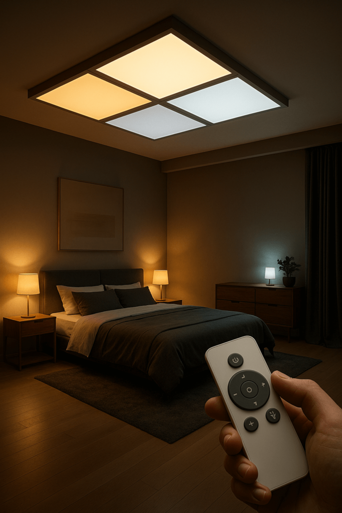 پنل سقفی با قابلیت تنظیم شدت نور