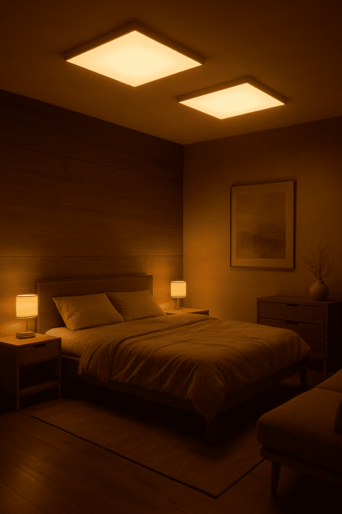 دمای رنگ مناسب هالوژن دمای رنگ مناسب هالوژن اتاق خواب