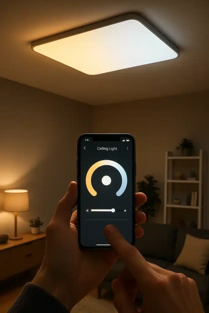 کنترل روشنایی از طریق موبایل کنترل روشنایی از طریق موبایل