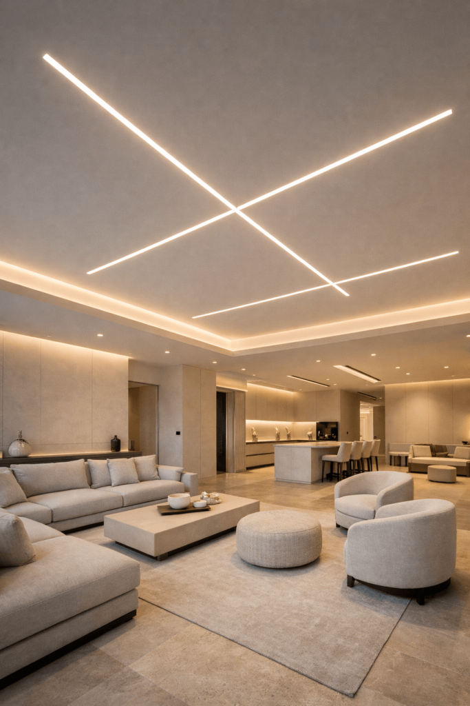 نورپردازی سقف 