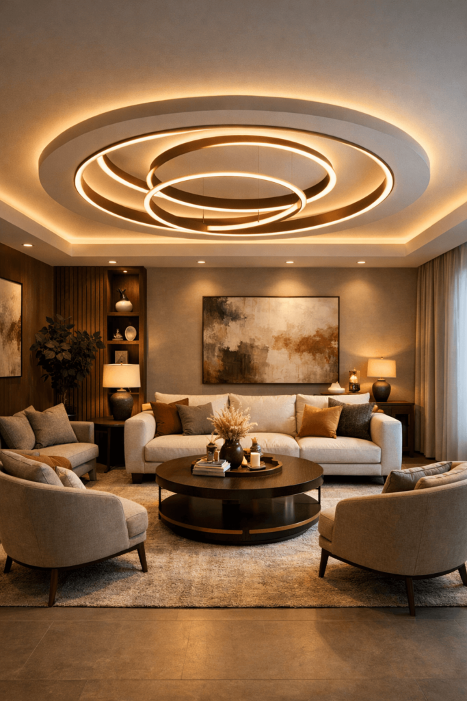 نورپردازی سقف پذیرایی نورپردازی سقف پذیرایی