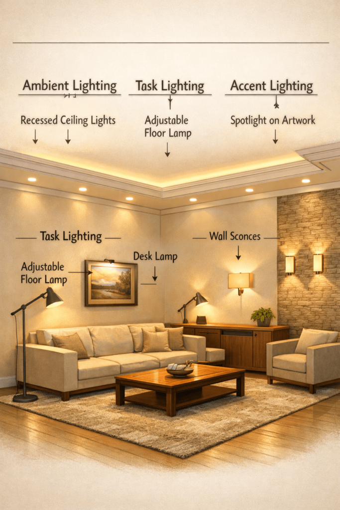 اهمیت نورپردازی سقف پذیرایی در دکوراسیون داخلی اهمیت نورپردازی سقف پذیرایی در دکوراسیون داخلی