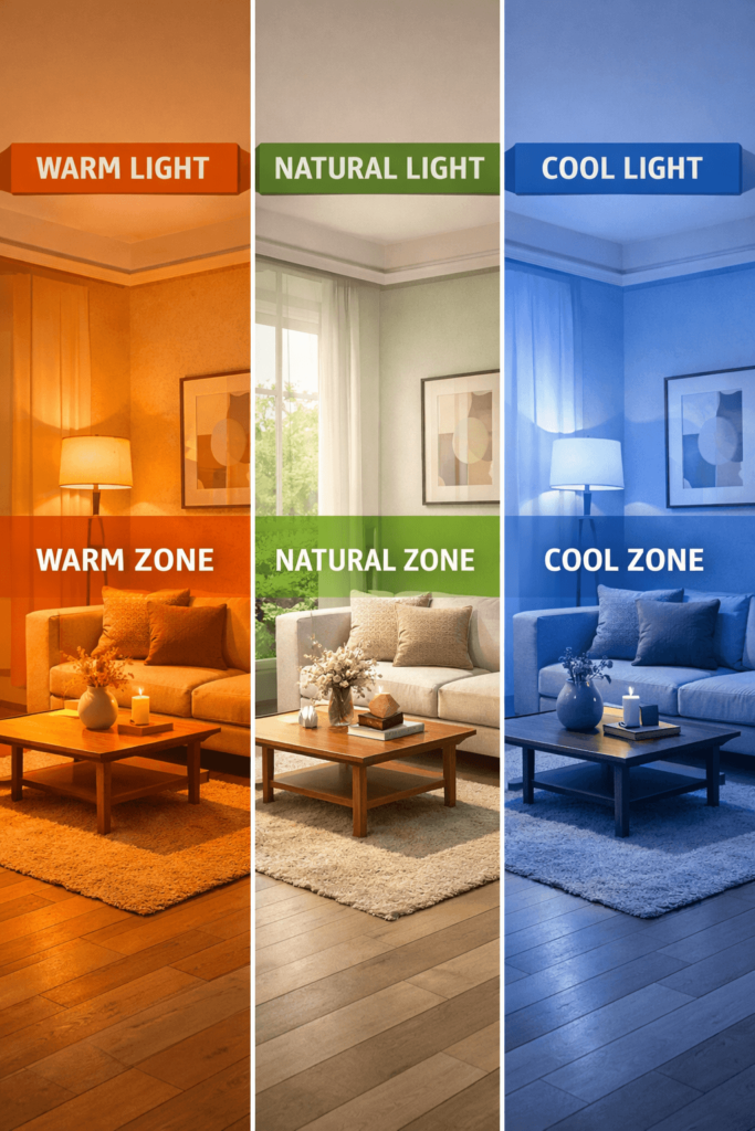 انتخاب رنگ نور در نورپردازی سقف پذیرایی انتخاب رنگ نور در نورپردازی سقف پذیرایی