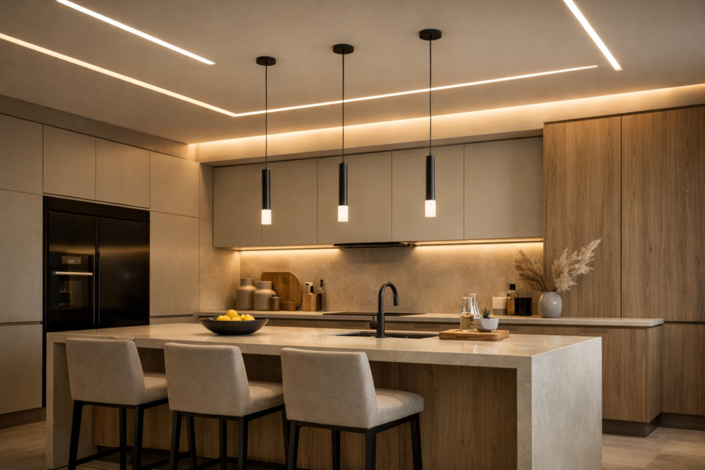 چراغ سقفی آشپزخانه