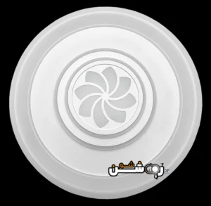 چراغ سقفی 72 وات گرد طرح گل هشت پر ویمکس